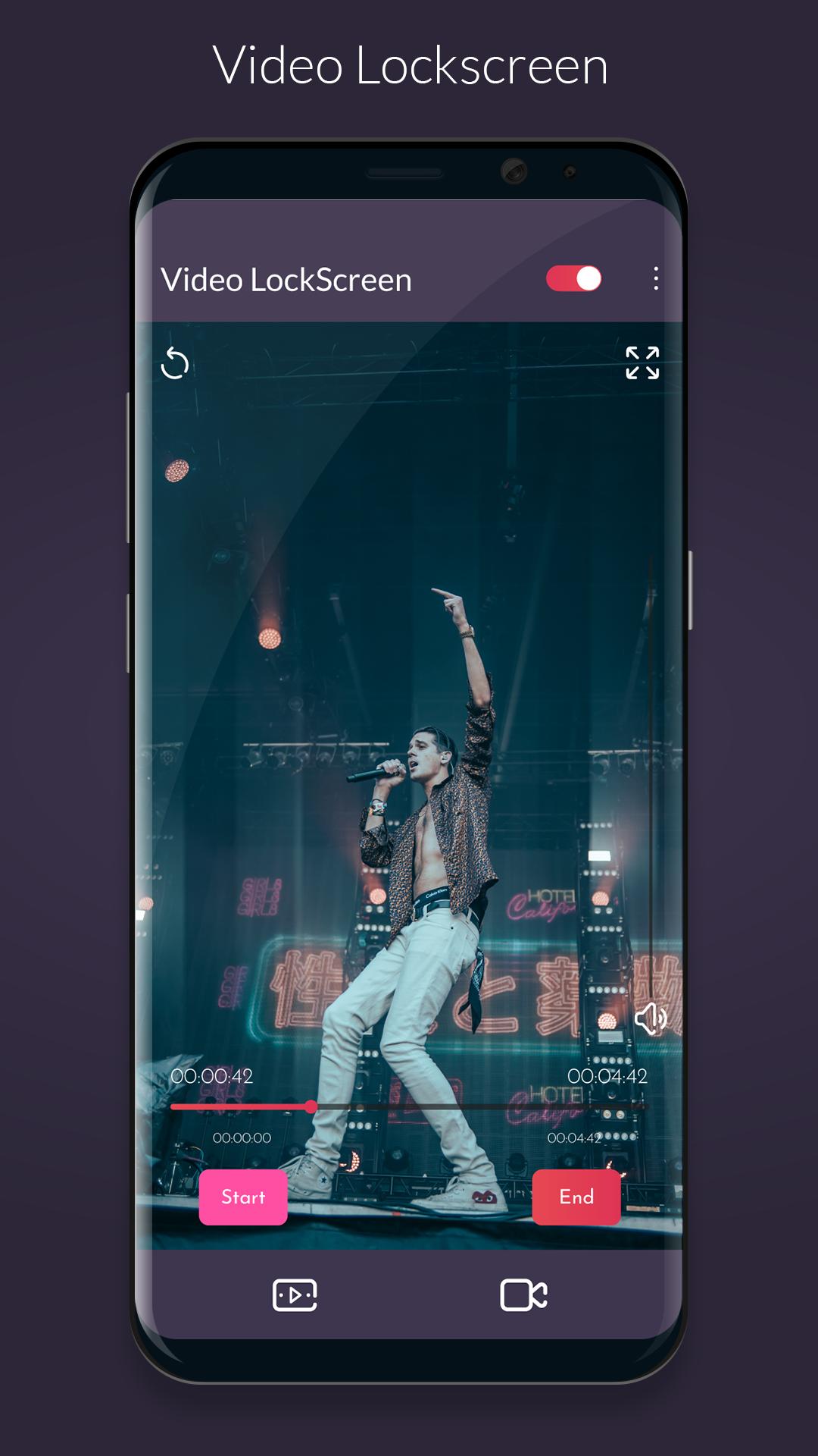 Video On Lock Screen Lock With Video Background For Android Apk Download
