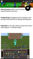 6 Mods in 1 modpack for mcpe Affiche