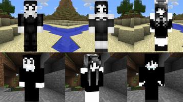 Skins Bendy and The ink machine for mcpe capture d'écran 1
