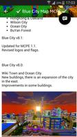 Blue city Map for Mcpe Affiche