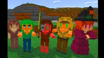 Girl Mobs addon for mcpe Affiche