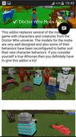 Doctor who mobs pack addon for mcpe Affiche
