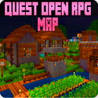 Map Quest open rpg for Mcpe icône