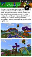 Rainbow Castle map For Mcpe Affiche