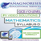 Video Solutions CIE O Level Maths D Paper 1 ikona