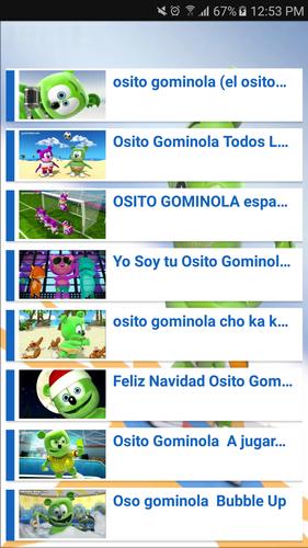Videos del Osito Gominola APK für Android herunterladen