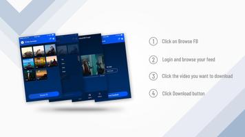FB Video Downloader - Repost video facebok स्क्रीनशॉट 1