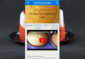 Videos de Hacer Pasteles capture d'écran 3