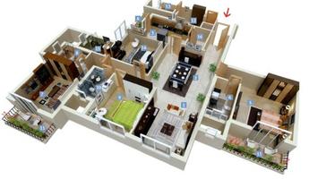 Minimalist Home Planner 3D โปสเตอร์