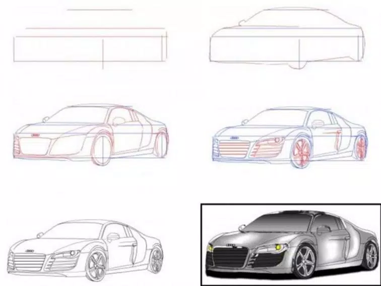 Descarga de APK de Cómo Dibujar Un Auto para Android