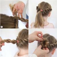 Hairstyles Cute Little Girl syot layar 1