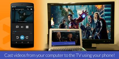 Videostream Chromecast: Mobile Plakat