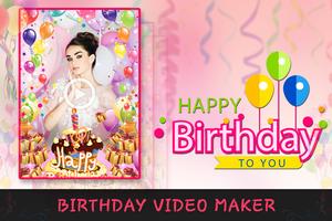 Birthday Video Maker Affiche