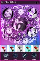 برنامه‌نما Clock Photo Collage عکس از صفحه
