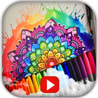 🏵️How To Draw And Color Mandalas (Video) icon