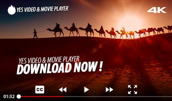 Yes Video & Movie Player - Play 4K Video 스크린샷 1