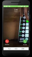 Video Fullscreen Caller ID Cartaz