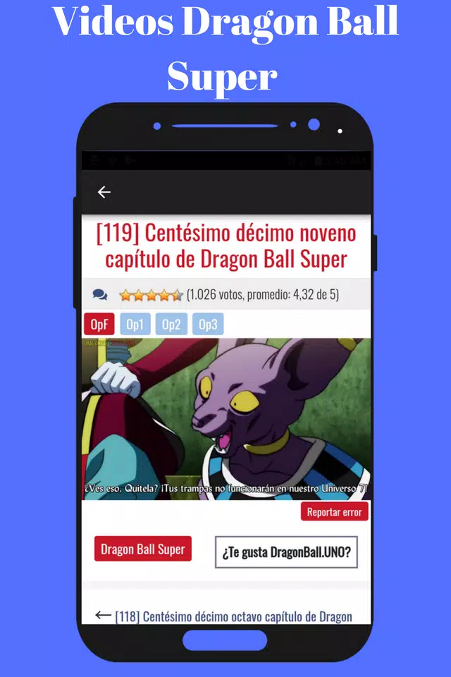 Descarga de APK de Videos de dragon ball súperz goku online Gratis HD para  Android