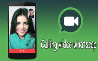 Video Calling Whatssap prank الملصق