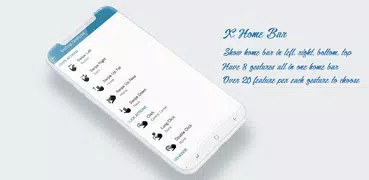 X Home Bar (PRO) | Phone X home bar