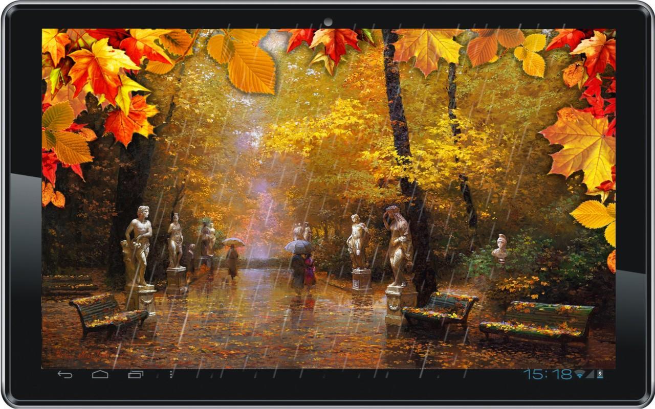 Autumn Rain live wallpaper APK do pobrania na Androida