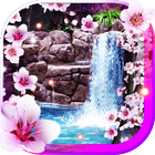 Sakura Waterfall livewallpaper آئیکن