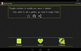 برنامه‌نما Italian Proverbs عکس از صفحه