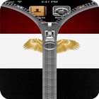 Egypt Flag Zipper Screenlock icône