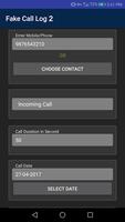 Fake Call Log Generator (Dual Sim) 截图 1
