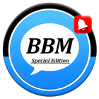 Dual Tema BBM Transparan Baru иконка