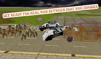 Goat Vs. Zombies 3D Simulator تصوير الشاشة 3