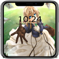 Lock screen for violet Evergarden Theme 2018