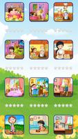 Girls Cartoon Tile Puzzle Screenshot 1