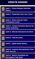 Poster Arba'in Nawawi (40 Hadits)