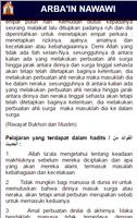 3 Schermata Arba'in Nawawi (40 Hadits)