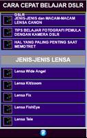 Teknik Fotografi Kamera DSLR screenshot 1