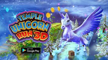 Temple Unicorn Run 3D Affiche
