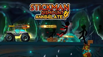 Stickman Dismount Game постер