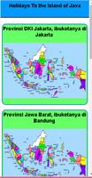 Vakantie naar het eiland Java, Indonesië-poster