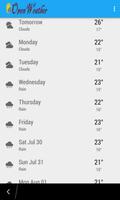 Open Weather تصوير الشاشة 2