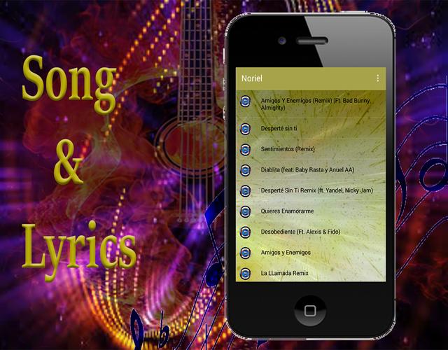Noriel - Desperte Sin Ti canciones y musica letra APK for Android Download
