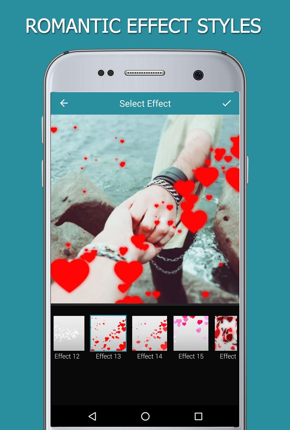 Анимированное приложение из фото. Эффект романтик. Effect приложение