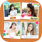 Polaroid Photo Collage ไอคอน