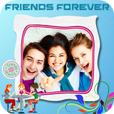 Friendship Photo Editor :  Frame, Sticker, Quotes icône