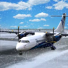 Скачать Snow Airplane Landing Sim APK