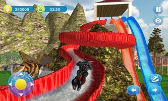 Superheld Waterglijbaan: Waterpark Avontuurspel screenshot 2