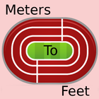 Meters To Feet icono