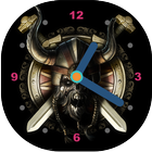 Anime Viking Clock Widget icône