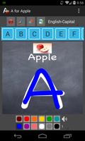 Kids Learning: A for Apple poster