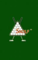 Snolf: kühles Snooker u. Golf-hybrides Sport-Spiel Plakat